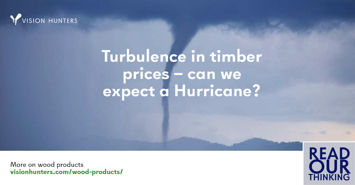 Turbulence in timber prices